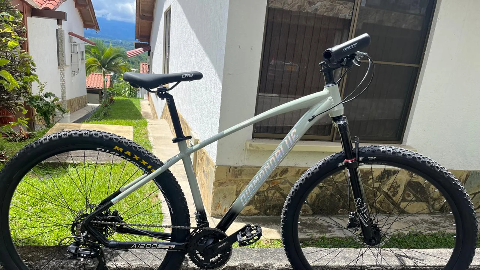 Detalle de la bicicleta preparada para la experiencia
